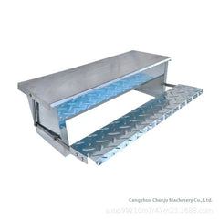 Automatic Pedal Chicken Feeder Stainless Steel Feeding Troug
