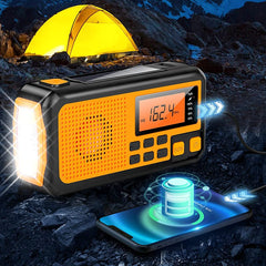 Solar Hand-Crank Emergency Radio Multifunctional Radio USB port