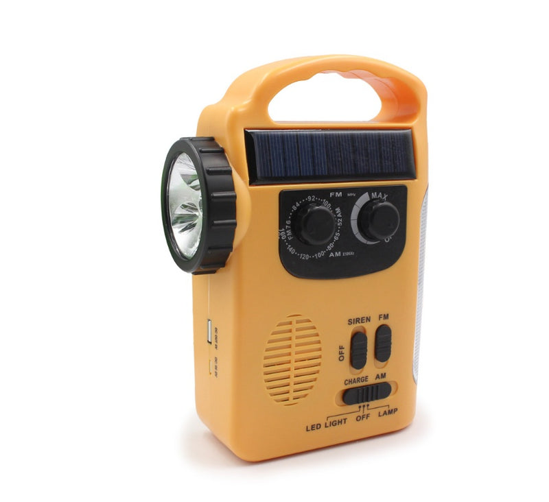 Hand-Crank Emergency Radio light environmentally friendly plastic