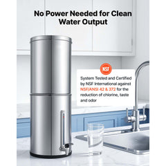 Gravity-Fed Water Filter System