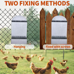 Poultry Feeding Metal Trough