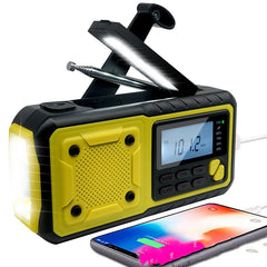 Solar Hand-Crank Emergency Radio Multifunctional Radio USB port