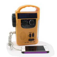 Hand-Crank Emergency Radio light environmentally friendly plastic