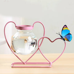 Creative Wrought Iron Hydroponic Vase Table Decoration