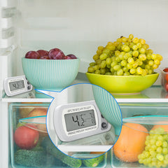 Refrigerator Freezer Thermometer Digital Temperature Monitor