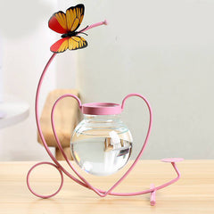 Creative Wrought Iron Hydroponic Vase Table Decoration