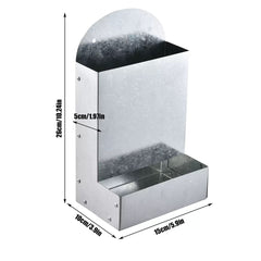 Poultry Feeding Metal Trough