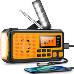 Solar Hand-Crank Emergency Radio Multifunctional Radio USB port